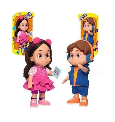 KIT Bonecos Maria Clara e JP Mecanizados - falam 14 frases Rosita