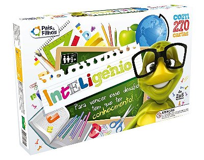 Jogo Inteligênio  -270 Cartas Tabuleiro Criança Inteligente