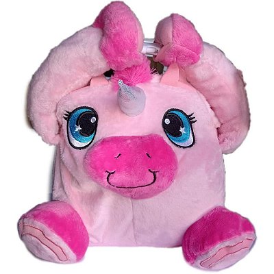 LANCHEIRA LANCHE PETS - BOLSA TÉRMICA - UNICÓRNIO ROSA - DTC