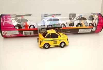Kit Tubo Com 3 Carrinhos Com Chave - Escolta - Pevi