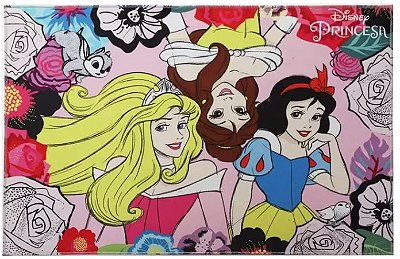 Tapete Infantil Quarto Disney Encontro Das Princesas Joy