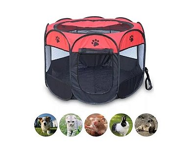 Casinha Cercado Toca Portátil Dobravel Cães Gatos Pet.