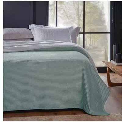 Cobertor Casal Dyuri Sherpa VERDE ARDÓSIA 180m x 220m