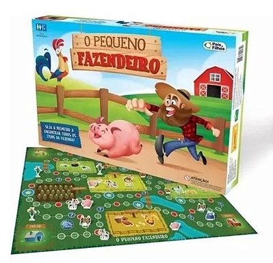 Jogo De Tabuleiro O Pequeno Fazendeiro Pais & Filhos