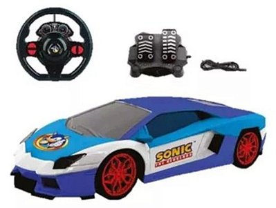 Carro Controle Remoto 7 Funções Sonic Master Pilot - Candide