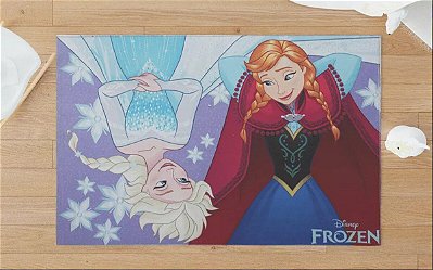 Tapete Quarto Infantil Frozen Irmãs Disney 70 X 100 Cm