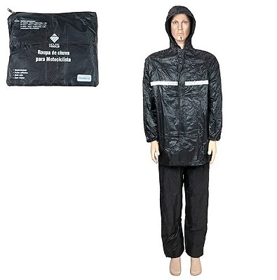 Capa De Chuva Impermeável Motoqueiro Motoboy Jaqueta E Calça