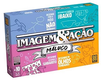 Jogo Tabuleiro Imagem & Ação Maluco - Grow