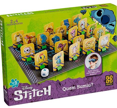 Jogo Tabuleiro Quem Sumiu? Stitch - Grow