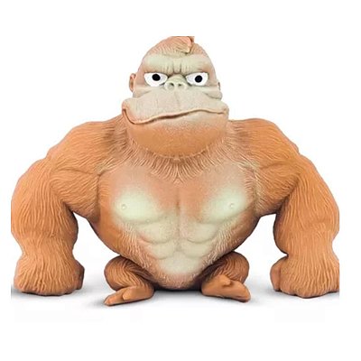 Boneco Elástico Que Estica Gorila Divertido 14 Cm Dm Toys