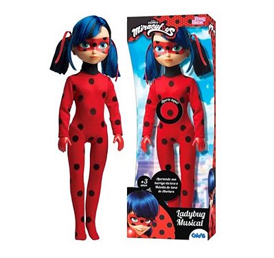 Boneca Miraculous Ladybug 45 Cm Musical Canta De Verdade