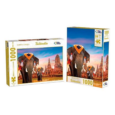 Quebra-Cabeça 1000 Peças Bangkok - Pais & Filhos - Desafio E Diversão