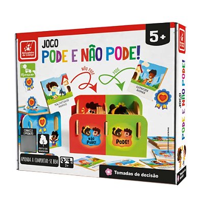 Jogo Infantil Pode e Não Pode – Ensino de Valores e Limite