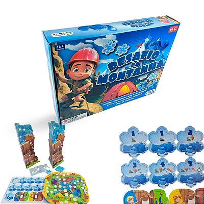 Jogo Desafio da Montanha Pais &Filhos Brincadeira em Família
