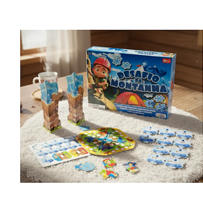 Jogo Desafio Da Montanha Pais E Filhos Tabuleiro Divertido