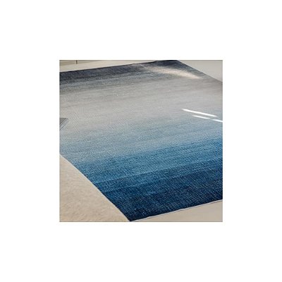 Tapete Vinci Veneza Azul 50cm x1,20m Com Toque Suave Jolitex