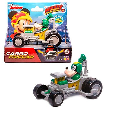 Carrinho Fricção Disney Pateta Cinza Aventura Sobre Rodas