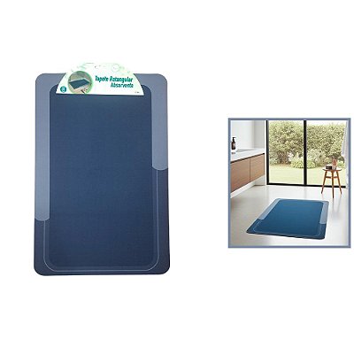 Kit 2 Tapetes Banheiro Verde Antiderrapante e Absorvente