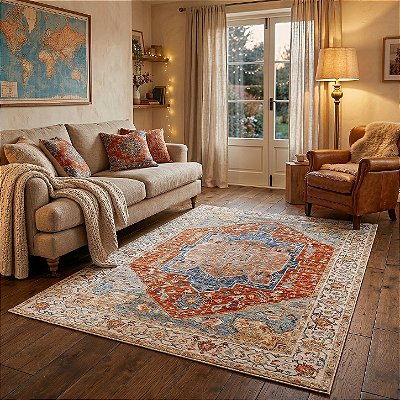 Tapete Vinci Verona 1,40M x 2,00M Com Toque Suave Jolitex