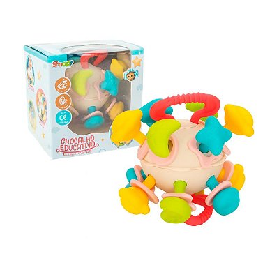 Mordedor Chocalho 4 Em 1 Sensorial Para Bebês - Zoop Toys
