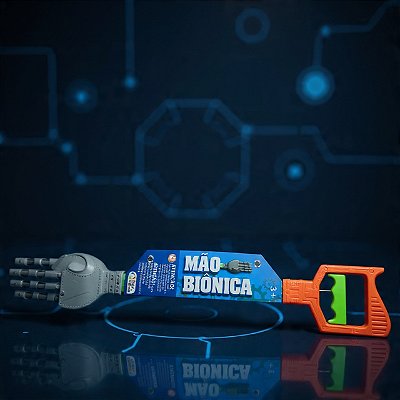 Mão Biônica Pegador Brinquedo Infantil 50cm Pais & Filhos