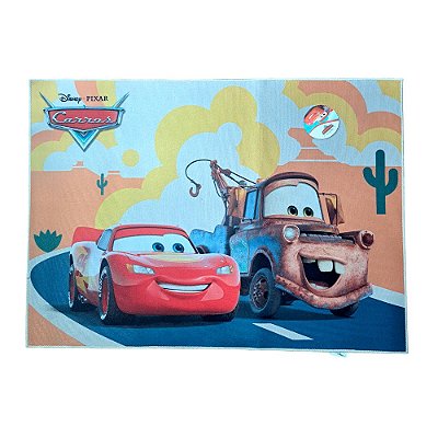 Tapete Infantil Disney Carros Amigos Jolitex 70x100 Oficial