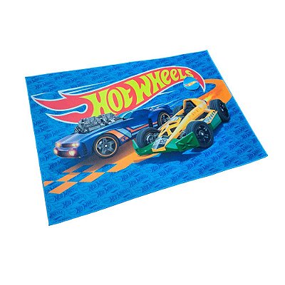 Tapete Infantil Hot Wheels Joy Velocidade 7 Jolitex 70x100