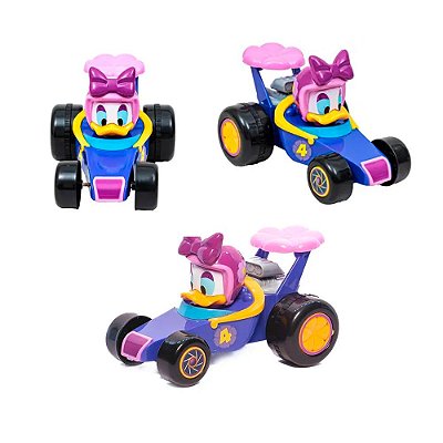 Carrinho Fricção Margarida Roxo Disney Aventura Sobre Rodas