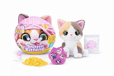 Smitten Kittens Série 2 Gatinho Surpresa Som De Verdade Zuru