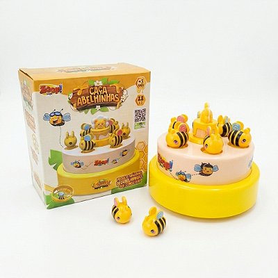 Brinquedo Interativo Caça Abelhinha Com Som Luz E Musica