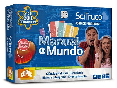Jogo de Perguntas Sci Truco Manual do Mundo - Copag