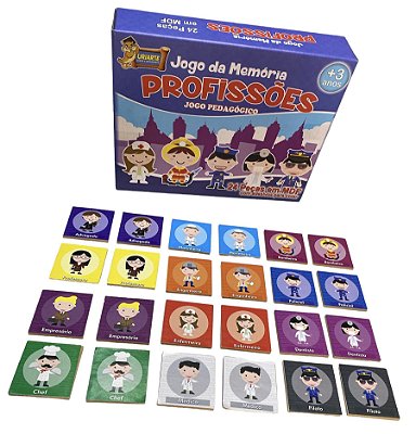 Jogo da Memória de Profissões - Uriarte