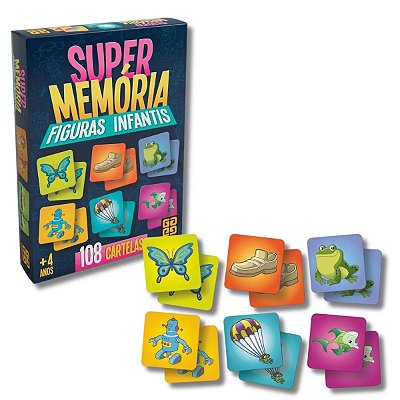 Jogo SuperMemória Figuras Infantis - Grow