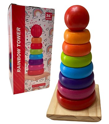 Torre Pirâmide Educativa Madeira 9 PC