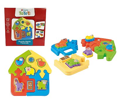 Puzzle Mania Fazenda Sortido - Tateti
