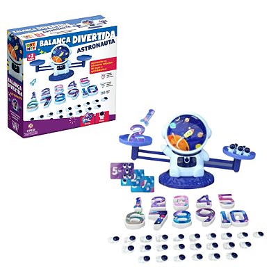 Balança Divertida Astronauta Cores Sortidas - Toy Mix