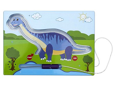 Labirinto Eletrônico Dino Funny Maze Game - Toy Mix