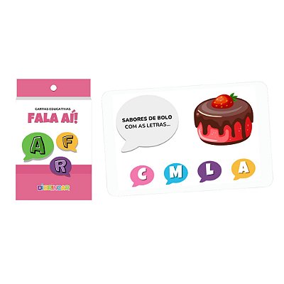 Cartas Educativas Fala Aí! - DiBrincar
