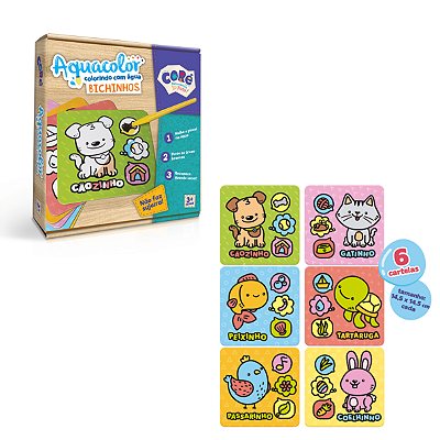 Aquacolor Colorindo com Água Bichinhos - Toyster