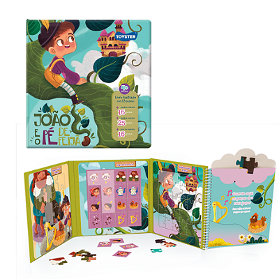 Livro Brinquedo João e o Pé de Feijão - Toyster