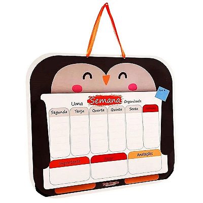 Quadro Semana Organizador Agendinha - Bate Bumbo