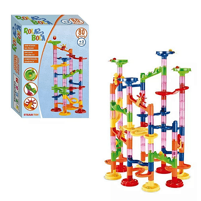 Rola Bola 80 Peças - SteamToy