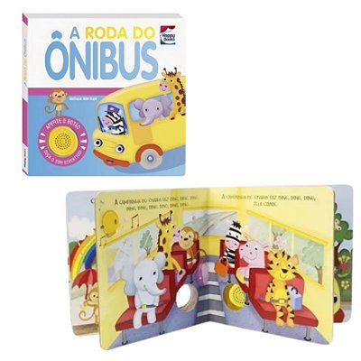 Livro Sonoro Cantigas Clássicas Divertidas: Roda do Ônibus - Happy Books
