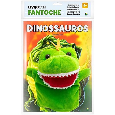 Livro com Fantoche: Dinossauros - TodoLivro