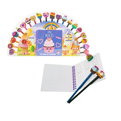 Um Livro Kit Divertido! Amo Doces - Happy Books