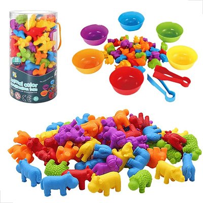 Classificação de Cores Animais Kit
