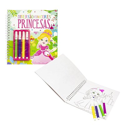 Diversão com Cores Princesas - TodoLivro