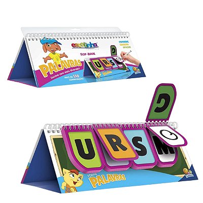 Escolinha Flip Book Combinações Divertidas: Palavras - TodoLivro