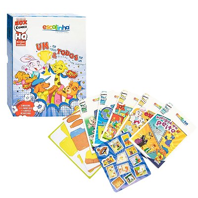Escolinha HQ BOX: Um Por Todos e Todos Por um Mundo Ainda Melhor - TodoLivro