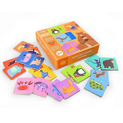Jogo da Memória Animais MD2032 - Mideer